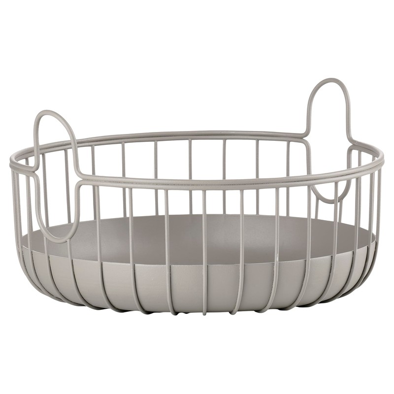 Zone Denmark Inu Small Metal Storage Basket for Kitchen, Bathroom,