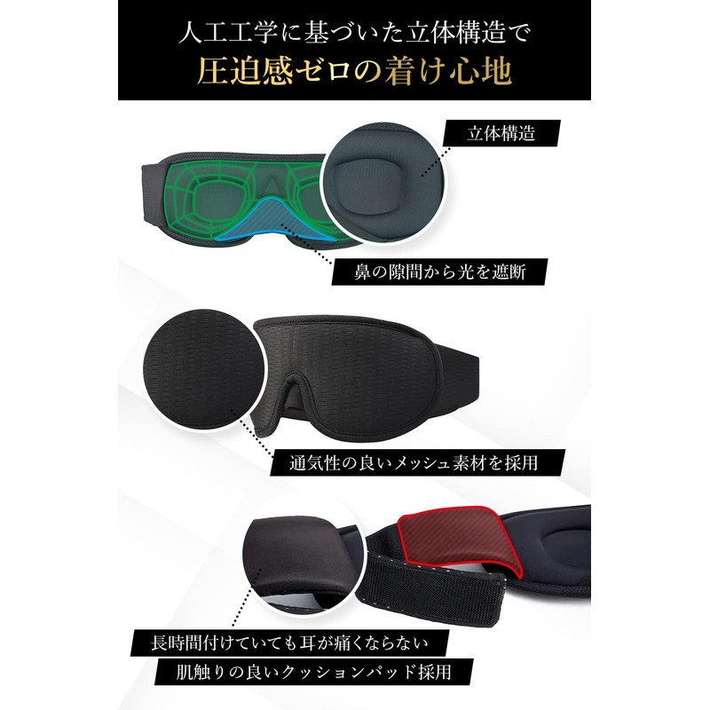 EQUSIA HOME Mesh Eye Mask (Supervised by a Sleep Consultant),