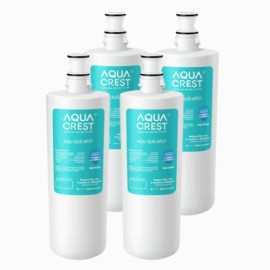 AQUA CREST 3US-AF01 Under Sink Water Filter, NSF 42 Certified Replacement, (4)