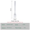 iBasingo 18.4cm Long Handle Titanium Fork Ultralight Outdoor Camping Cutlery