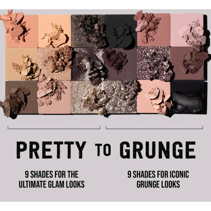 Paleta Huda Beauty Pretty Grunge, Color Multicolor Multi