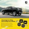 YHTAUTO 2 Inch Front & Rear Leveling Lift Fit Jeep
