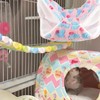 ZYEKIU Guinea Pig Hammock, Double Layer Ferret Hammock for Pet