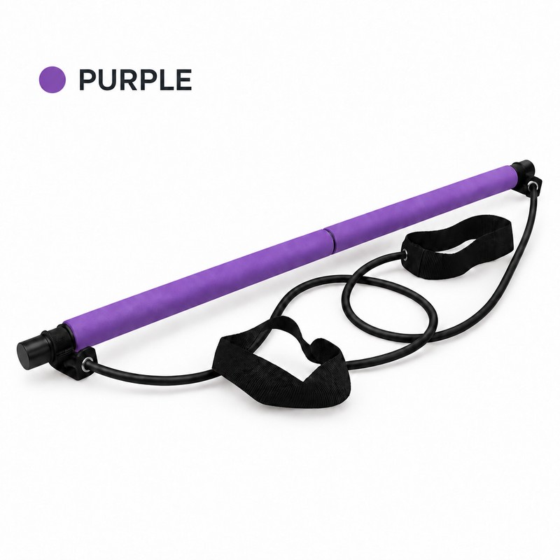 Pilates Stick for Home Workouts – Portable Resistance Exercise Bar