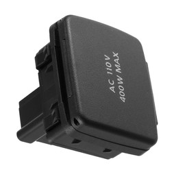 Unifizz Electrical Power Outlet Socket Dash Console FL3Z-19N236-A Fit for Ford F-150 2015 2016 Center Console Rear Power Outlet Plug 110V 400W Rear AC Outlet Socket