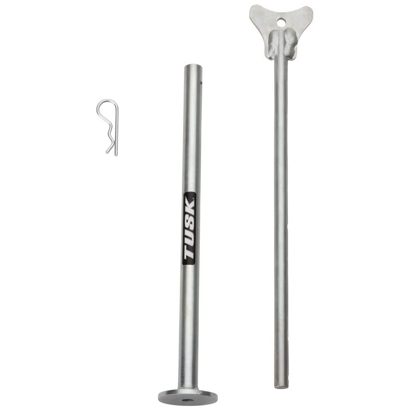 Tusk MotoCrutch Motorcycle Stand – Adjustable Kickstand Support (11–19 in), Zinc-Plated