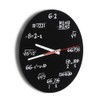 Math Clock, Acrylic Creative Math Wall Clock Unique Design Mathematical