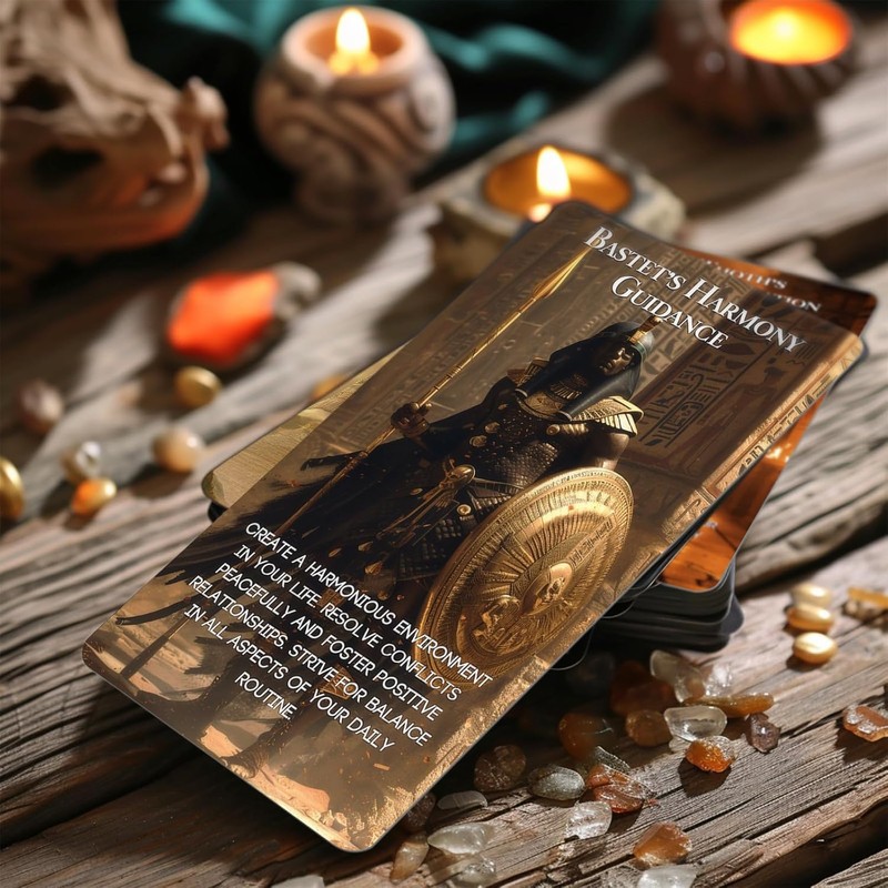 Powerful Ancient Egyptian Oracle Cards, Egyptian Symbols Oracle Deck for