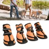 Dog Boots Waterproof Prevent Slipping Reflective Adjustable Outdoor Dog Shoes