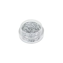 Purenail Case For Nail Art Tip Glitter Fiber, Colour: Silver