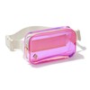Kendra Scott Clear Belt Bag in Iridescent Pink