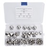 170Pcs Acorn Nuts Dome Head 304 Stainless Steel Caps Nut