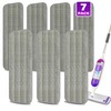7 Count Reusable Mop Pads for Swiffer PowerMop -MEXERRIS Microfiber