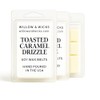 Willow & Wicks Toasted Caramel Drizzle – 3 Pack Soy