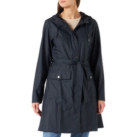 RAINS Curve W Jacket Navy M