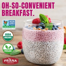 Prana Overnight Chia with Oats Berry Fairy | Rich in Fiber & Protein, Vegan,