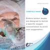 Endure Adjustable Adult Elongated Oxygen Venturi Mask with Accessories, X-Large