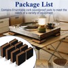 Cork Soundproofing Mats and Vinyl Record Soundproofing Feet, 2” x