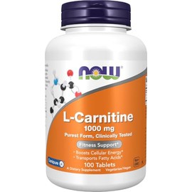 NOW L-Carnitine 1000 mg,100 Tablets                                                                                                                   