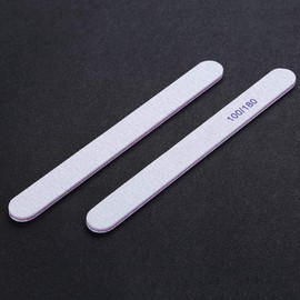 50Pcs Nail Files Double Sided Emery Board 100/180 Grit Washable Manicure Pedicure Grooming Tool Nail Buffer Block