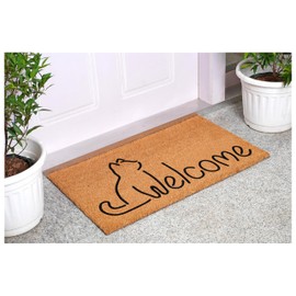 Calloway Mills Lucky Cat Welcome Doormat (17" x 29")