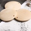 Pack of 50 Round Wooden Discs with Hole DIY Craft