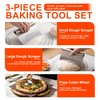 YIBAKE Pizza Accessory Set, 1 Pizza Cutter, 1 Large and