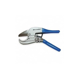 Westward 1YNA6 PVC Pipe Cutter, Ratcheting, 1 To 1 3/8 In