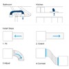 Hon&Guan Aluminium PVC Ventilation Air Ducting 150mm - Flexible Vent