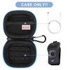 BOVKE Carrying Case for Noxgear 39g Wearable Waterproof Bluetooth Speaker,