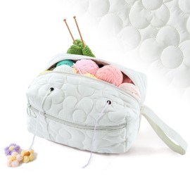 MYBAGZING Cute Crochet Bag Organizer - Yarn Storage Organizer - Yarn Bag for Crocheting - Yarn Storage - Yarn Holder for Crochet Accessories and Supplies, Crochet Hooks, Crochet Gifts