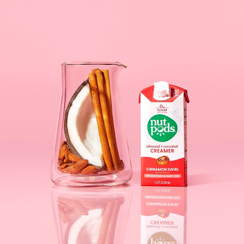 nutpods Cinnamon Swirl Coffee Creamer - Unsweetened Non Dairy Creamer