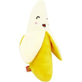 SquarezhenBo 1Pc Yellow Fliyeong Banana Plush Toy, Fun Chew Toy for Small Pets, Chewing games, Toys