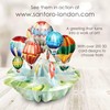 Santoro Pirouette, 3D Pop Up Grußkarte - Heißluftballons - für