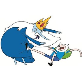 11 Inch Ice King Decal Adventure Time with Finn & Jake Removable Wall Decal Sticker Art Home Decor Kids Room 11 Inch by 8 Inch Tall