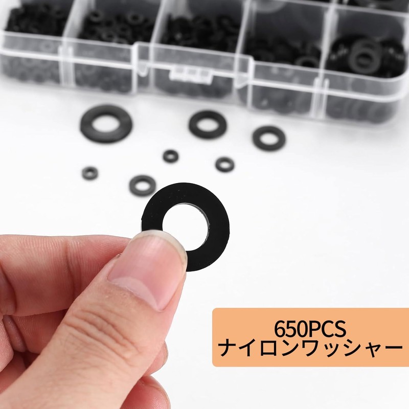 Nylon Flat Washers M2 to M10 (M2 M2 M2.5 M3