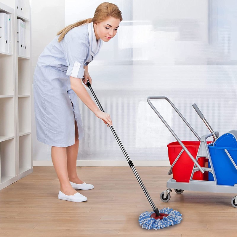 Qulable Spin Mop Replacement Handle - 4-Section 30" to 58"