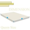 Spinal Solution 2-Inch High Density Foam Topper,Adds Comfort to Mattress,