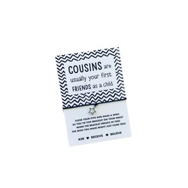 Cousins gift | Gift for cousin | Cousins wish bracelet
