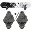 Snowboard Wall Mount Rack with Hooks – Heavy-Duty Wall Storage