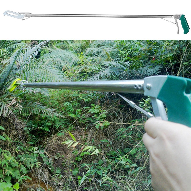 Stainless Steel Snake Tong Foldable Snake Catcher Reptile Grabber Tool