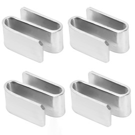 TrueCraftware- 1-3/8" x 5/8" x 1" Chrome Plated S-Hook Iron Set of 4- S Clips Wire Shelf System Wire Rack Hook for Shelving Unit Steel Wire Rack Storage Shelving Organizer Home Kitchen Restaurants