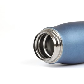 Small Water Bottle 12 oz, Dusgut Insulated Water Bottle,Stainless Steel,Wide Mouth Portable Lid, Air Force Blue