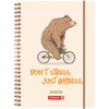 BRUNNEN School Calendar 2025/2026 "Bear" | A5, Plastic