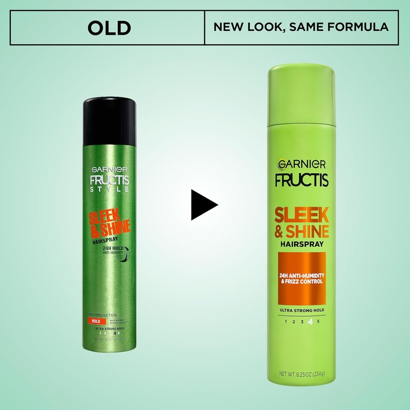 Garnier Fructis Style Sleek & Shine Hairspray, All Hair Types,