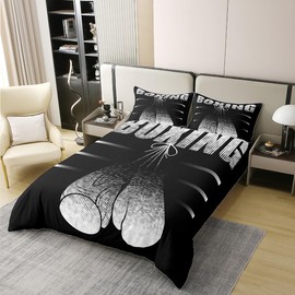Loussiesd Boxing Sports Duvet Cover Set Boxing Gloves Bedding Set 135 x 200 cm 100% Cotton Sport Polka Dot Pattern Bed Set for Boys Children Teenagers Bedroom Decoration Competition Games with 1