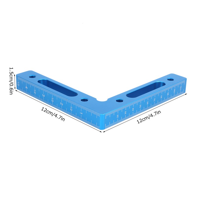 2Pcs/Set Aluminum Alloy Carpenter 90 Degree Right Angle Positioner Clamps