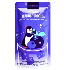 Intercart Instant Fruit Juice Drink Blueberry Flavor Ade Cantabile Pouch - 7.77 Fl oz (Pack of 3)