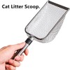 2Pcs Small Mesh Stainless Steel Cat Litter Scoop, Metal Cat