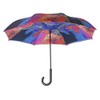Galleria Reverse Close Stick Umbrella Laurel Burch Wild Horses-art on
